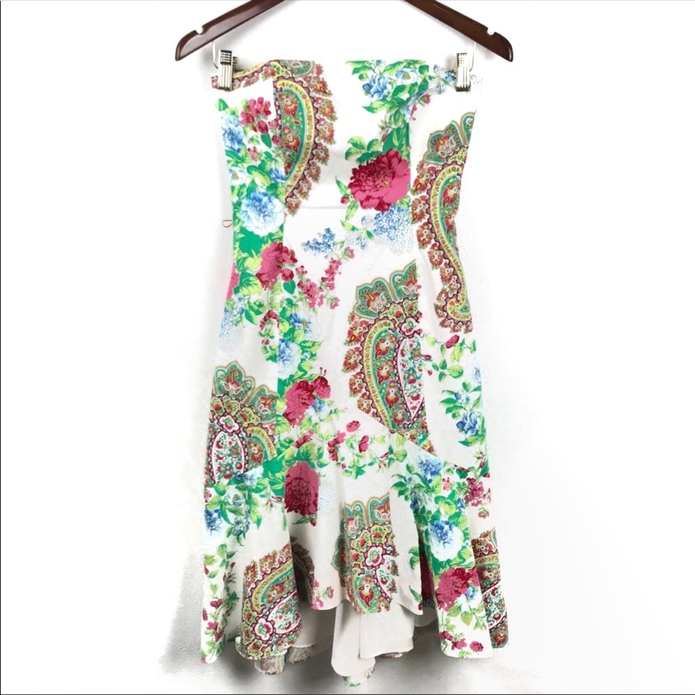 Shoshanna The Pink Cabana Paisley Print Dress